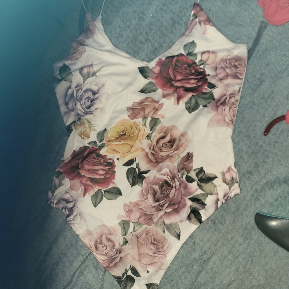 Floral Print Bodysuit